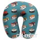 Travel Pillow Sushi Frenchie Memory Foam U Neck Pillow for Lightweight Support in Airplane Car Train Bus - B07VD3TN2C
